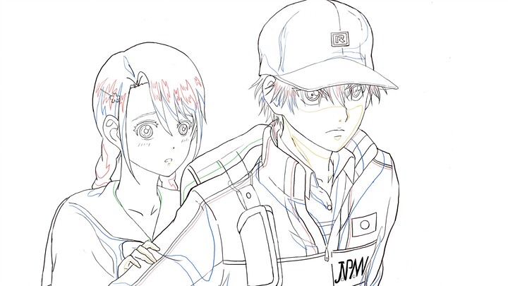 There are Easter eggs! [MAD] The Prince of Tennis Echizen Ryoma X Ryuzaki Sakurano Net King Ryu Sakura Dear my friend Minagawa Junko