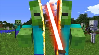 Minecraft with Lightsabers!