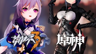 【原神x崩坏3】呜呜呜😭我的金丝别墅，虾球小岛😭😭