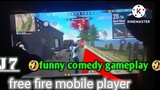 🤣Free fire mobile player funny moments clips wait for end funny gameplay (D.J 7 gaming 111)