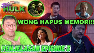 PENJELASAN SERIES SHE-HULK EPISODE 3 -WONG DATANG MENGHAPUS INGATAN? Abomination BEBAS! - INDONESIA