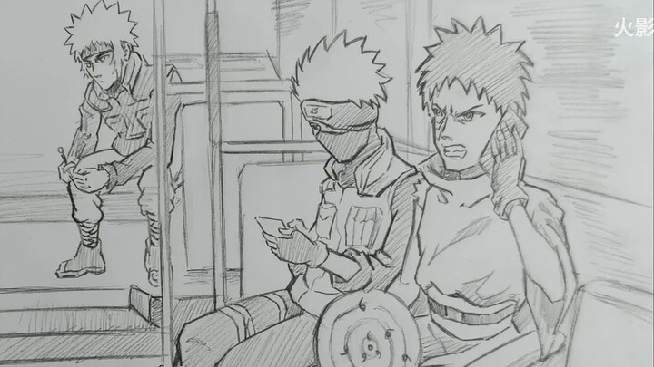 Obito was heartbroken and suddenly decided to do something on the bus