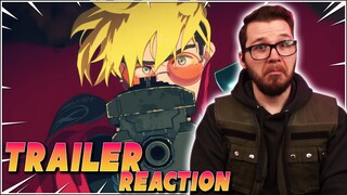 THIS ACTUALLY LOOKS 🔥🔥 | Trigun Stampede Trailer Reaction