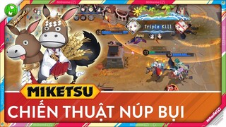 Onmyoji Arena | Miketsu cực dễ xanh với chiến thuật núp bụi thần thánh