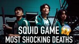 All Shocking Deaths in Squid Game (Korean Drama) And Things You May Have Missed! [Ft HappySqueak]