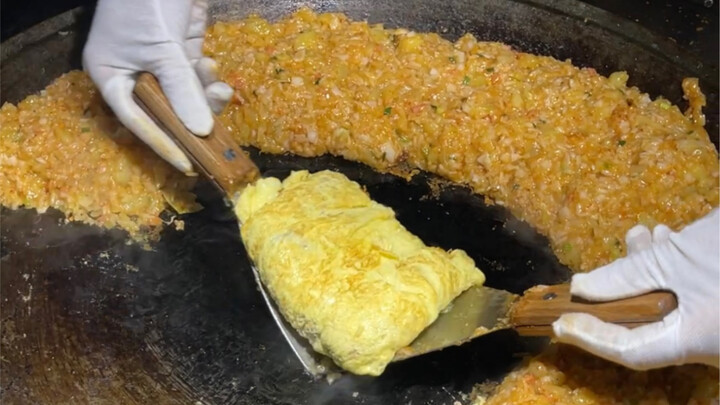 Cuối cùng cũng được ăn món cơm cuộn trứng khoai tây rồi! Sự kết hợp thần thánh! Cái vị dẻo dẻo ai mà