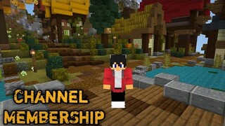 CHANNEL MEMBERSHIP (SuperChat,Monetization)
