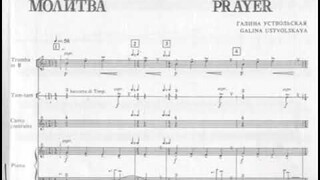 Galina Ustvolskaya - Symphony No. 4 "Prayer" (audio + sheet music)