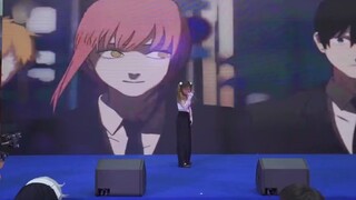 漫展宅舞比赛冠军｜电锯一响，爹妈白养——蝴蝶涂鸦+电锯人OP的超强反差组合！