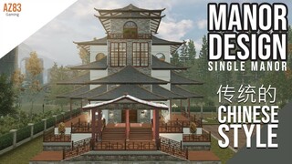 LifeAfter: Manor Design - Chinese Style (Traditional) | Tutorial + Blueprint