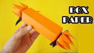 Box paper - Cách làm hộp bằng giấy a4 - Origami - gấp hộp giấy cực dể