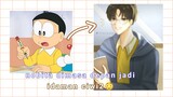 [drawing] nobita jadi ganteng Shizuka pun terpelet🤭