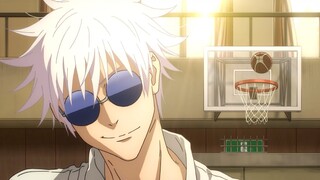 Gojo plays Basketball and shoots using one hand | Jujutsu Kaisen Season 2