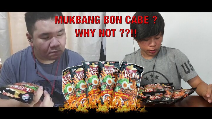 MUKBANG MIE BON CABE LEVEL 15 | MIENYA ENAK TAPI . . . (VIRTUAL RECORD)