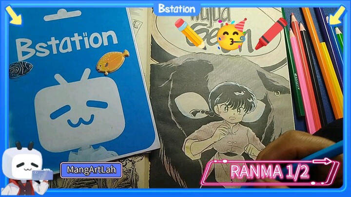Mewarna Ranma 1/2 di komik jadoel