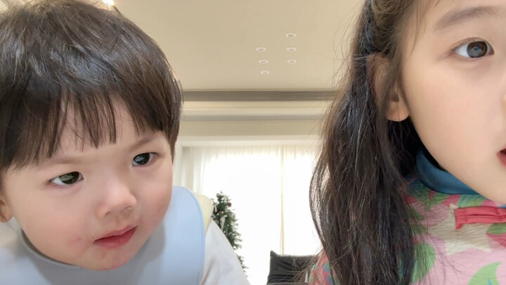 Haha, only moms can really understand this little expression my little brother makes, right?