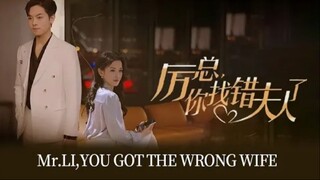Mr. li，you got the wrong wife