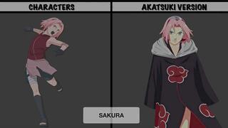 NARUTO CHARACTERS BECOME AKATSUKI VILLAIN | AnimeData PH