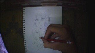 drawing violet