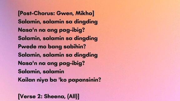 salamin|by BINI