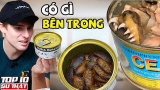 Bên trong HỘP THỊT Không Phải THỊT HỘP - Những Thứ Kỳ Lạ Xuất Hiện Bên Trong Đồ Hộp ➤ Top 10 Sự Thật