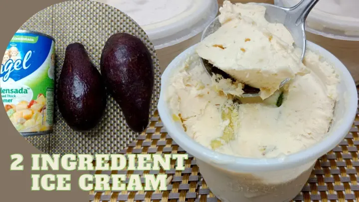2-Ingredient Avocado Ice Cream | Met's Kitchen