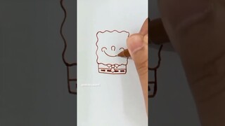 TIPS GAMBAR SPONGEBOB KEREN!! 🤩 #Shorts #OliviaValent