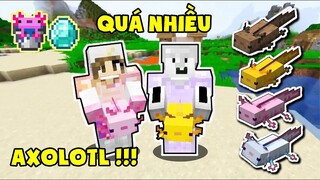 ĐI MINE KIM CƯƠNG - XÂY HỒ AXOLOTL - MINECRAFT 100 NGÀY SINH TỒN | TẬP 2 | SHEEP