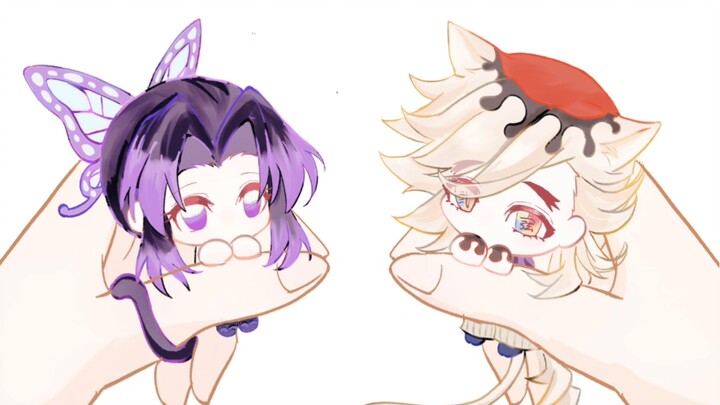 [Thanh Gươm Diệt Quỷ /Đồng Nhẫn] Muốn xem cặp đôi otaku tai mèo nam và nữ yêu nhau quá