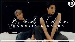 [8D] MOONBIN & SANHA (ASTRO) - BAD IDEA | BASS BOOSTED CONCERT EFFECT | USE HEADPHONES 🎧