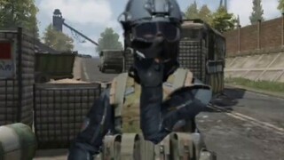 The black gold robot carried its bag