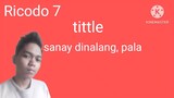 sanay di nalang, Pala rap Ricodo 7