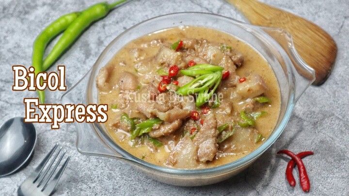 BICOL EXPRESS RECIPE | KUSINA DE SWABE