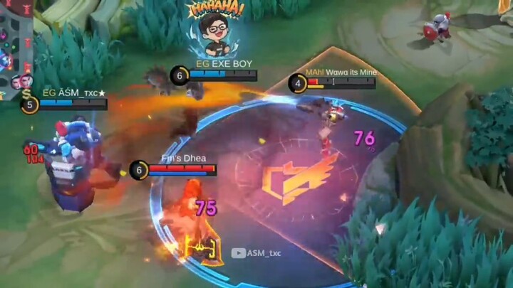 Kumpulan momen lucu para anomali rank epic -MLBB MEME EXE