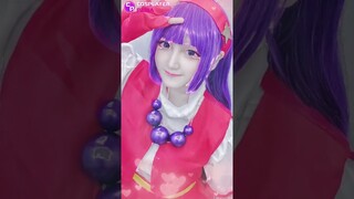 Cosplay Guinevere Athena KOF Mobile Legend Termirip😊| Cosplay Jedag Jedug #shorts #cosplay