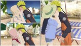 MMD Naruto x Tsunade x Sakura x Hinata - kiss me or...?? compilation meme funny Motion DL
