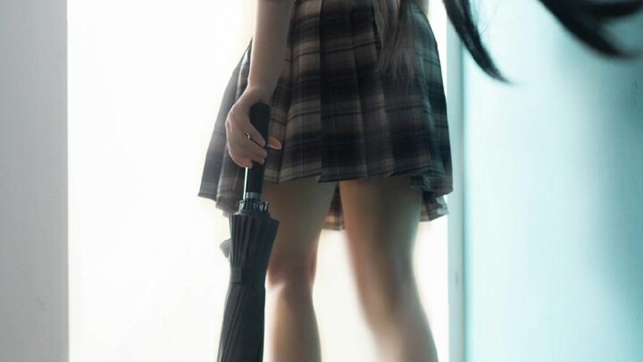The life-size JK girl also challenges against the light