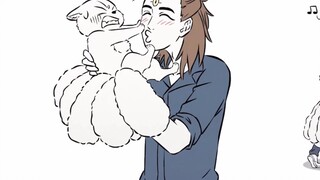 杨戬看到毛茸茸就喜欢的要亲亲抱抱！