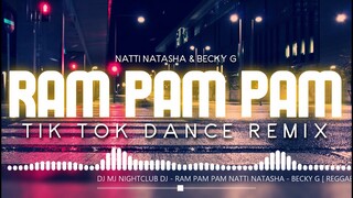 RAM PAM PAM - NATTI NATASHA &BECKY G FT. DJ MJ | TIK TOK DANCE REMIX |   [ REGGAETON ] 100BPM