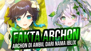 Fakta Singkat Nama Para Archon - Genshin Impact