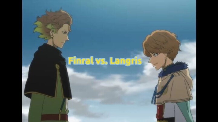 BLACK CLOVER | Finral vs. Langris