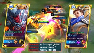 TOP 1 GLOBAL KHUFRA MEETS YUZUKE ON RANKED GAME!! | INSANE CONNECTION | MLBB