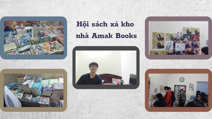 Vlog #19: Lần đầu đi hội sách xả kho cuối năm nhà Amak Books