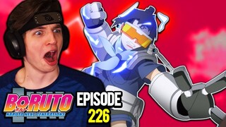 DENKI IS A BEAST... Denki vs. Tsubaki! | Boruto Episode 226 REACTION!