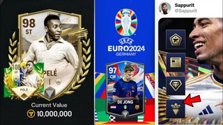 НОВОЕ СОБЫТИЕ с БЕСПЛАТНЫМ PELE 97+OVR, ПОДАРКИ к EURO 2024 и НОВАЯ ФИШКА в FC MOBILE!!!