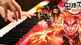 LiSA "Flame" Thanh Gươm Diệt Quỷ Phiên bản sân khấu biểu diễn piano khó