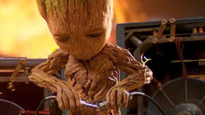 【Vệ binh dải ngân hà】Khi Baby Groot chơi nhạc của Star-Lord