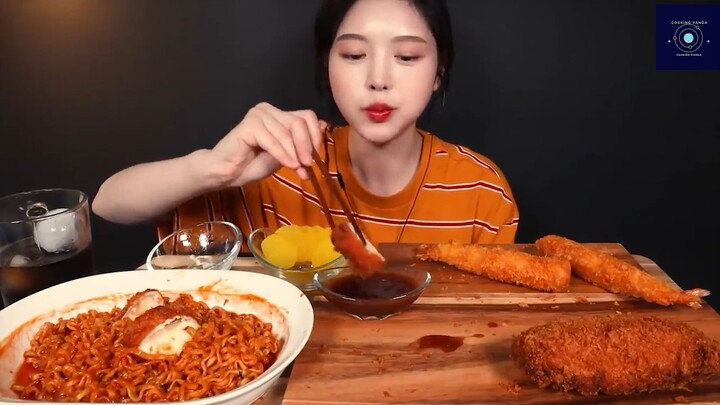 cô gái ăn uống 263 #cookingpanda