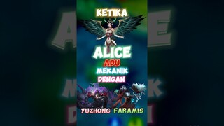 Ketika alice adu mekanik dengan yuzhong dan faramis 🙌🔥 #contentcreatormlbb #wiamungtzy #alicemlbb