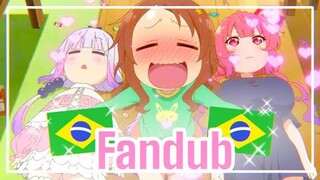 Kanna, Saikawa e Ilulu - Kobayashi San Chi No Maid Dragon (fandub PTBR)🌸